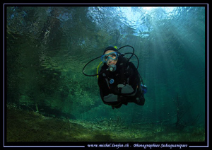 Exploring the Fersteinsee in Austria. Cristal Clear water... by Michel Lonfat 